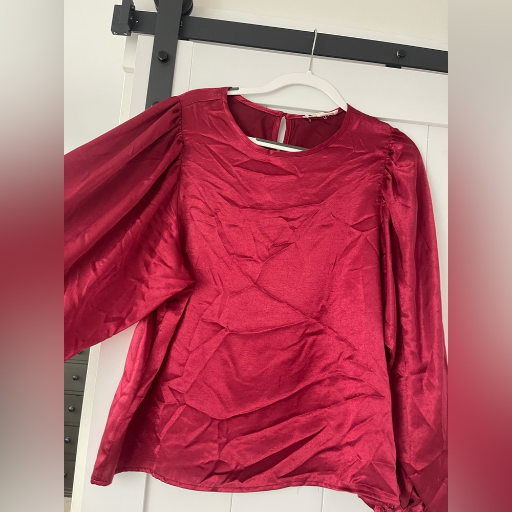 Vine & Love Rich Red Blouse